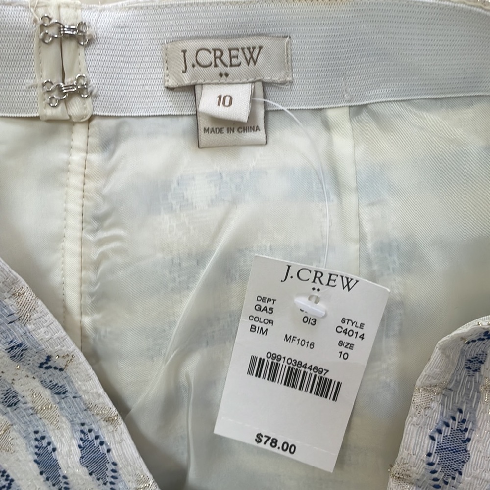 J.CREW JACQUARD FLARE SKIRT - Picture 12 of 14